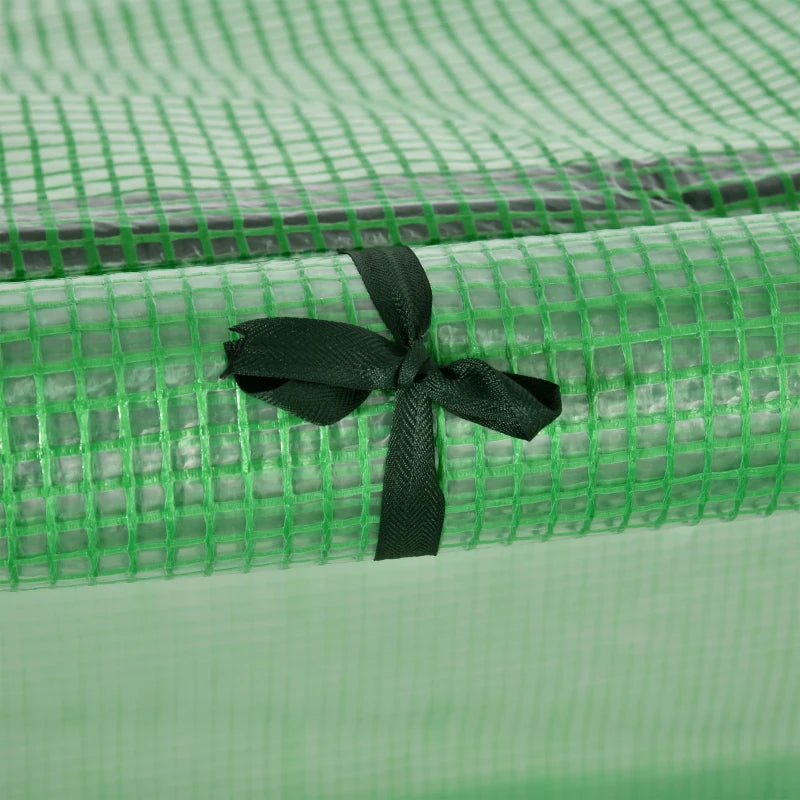 Portable Greenhouse with Zippered Doors & UV-Blocking Cover - Garden Shelter