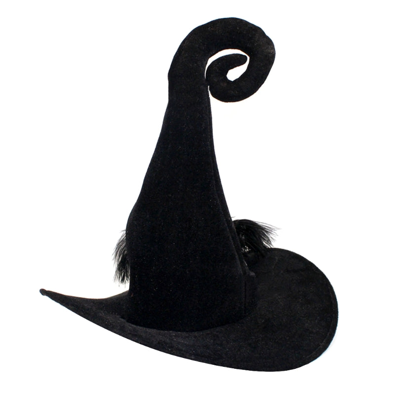 Black Festive Party Hat for Halloween & Celebrations