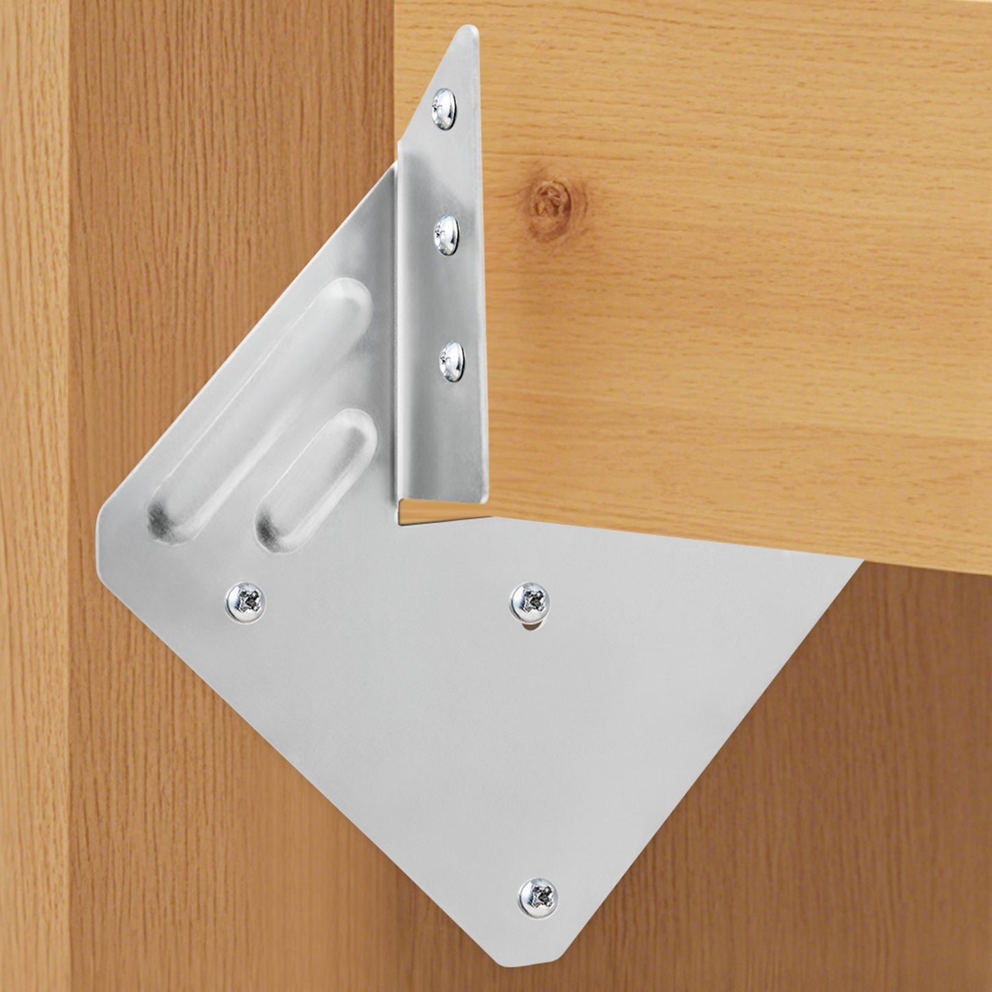 25 Pack Hurricane Ties for Rafters - Steel Joist Hangers for Roofs & Decks, Silver