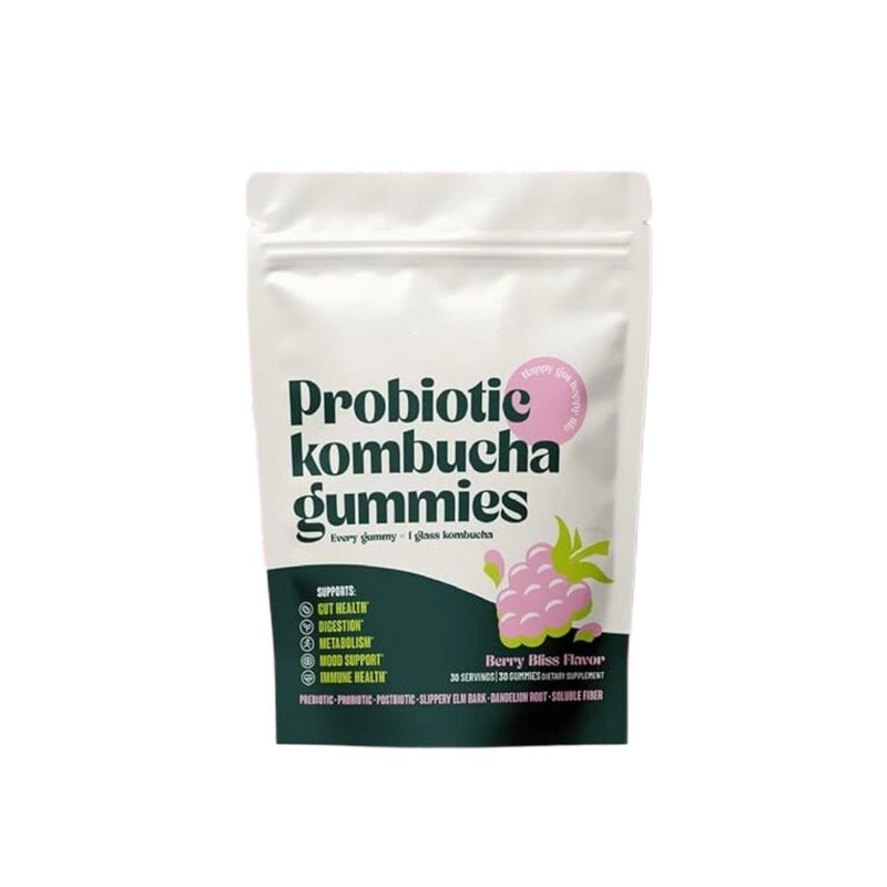 Probiotic Kombucha Gummies - Digestive Health , 30 Tablets