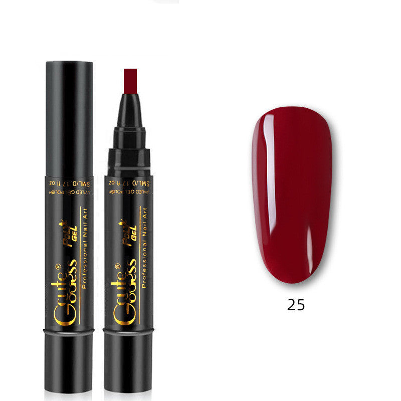 3-in-1 Magnetic Nail Art Pen - Quick-Dry Gel for French & Water Ripple Effects