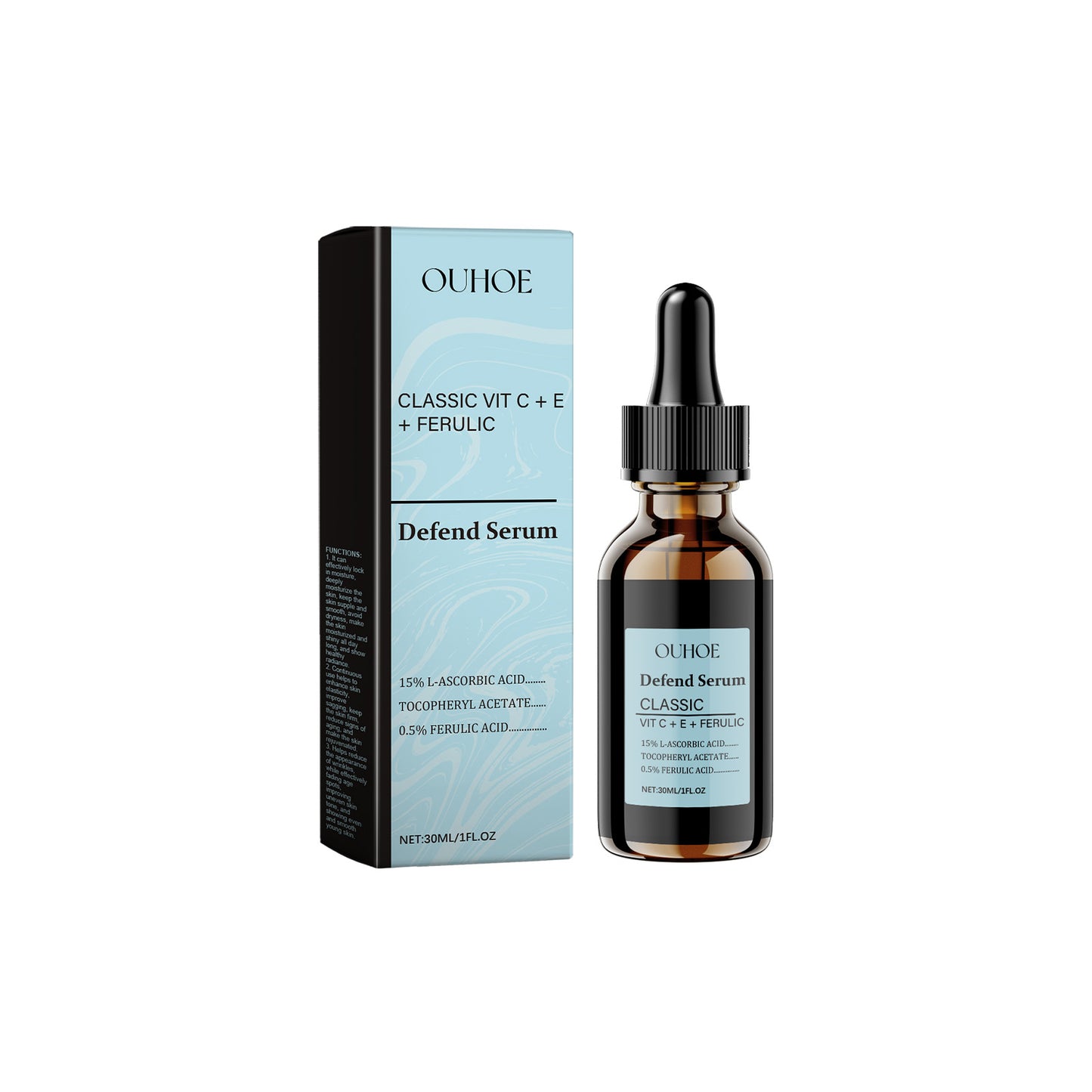 Hyaluronic Acid Facial Serum - Moisturizing & Firming Skin Care - 30ml