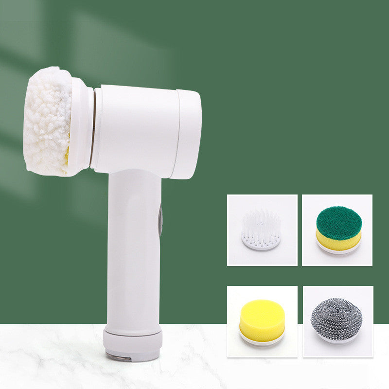 Intelligent Electric Cleaning Brush with Multiple Brush Heads