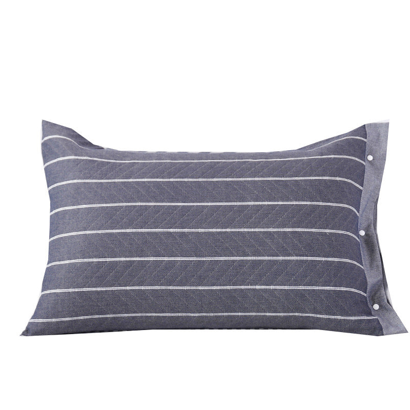 Three-Layer Gauze Cotton Pillowcase - Modern European Style