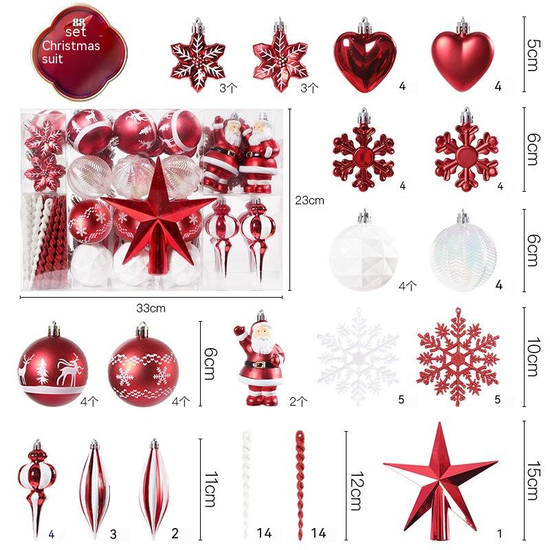 Christmas Ball Decorations Set - Festive Special-Shaped Holiday Ornaments