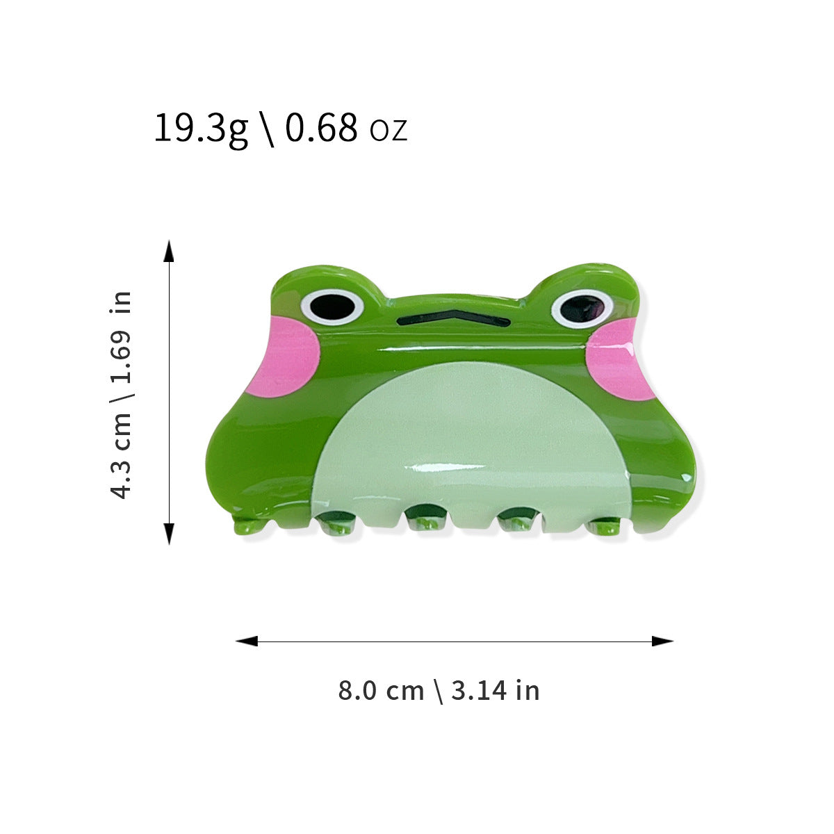 Cute Cartoon Frog Hair Clip for Women - Creative Hair Accessories