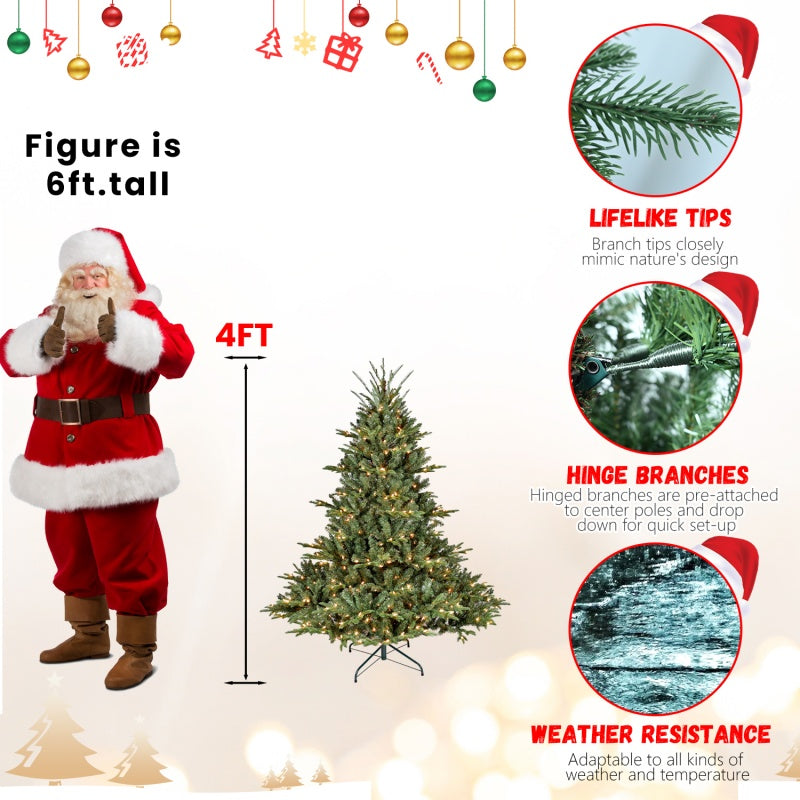 Artificial Christmas Tree - PE/PVC Mixed, Multiple Heights