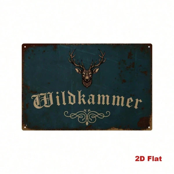 Metal Tin Sign Wall Decoration - 20 cm x 20 cm