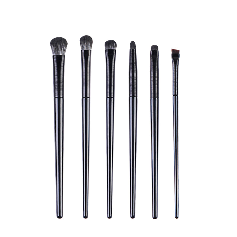 6 Pack Eyeshadow Makeup Brushes Set - Eyeliner Concealer Detail Tools
