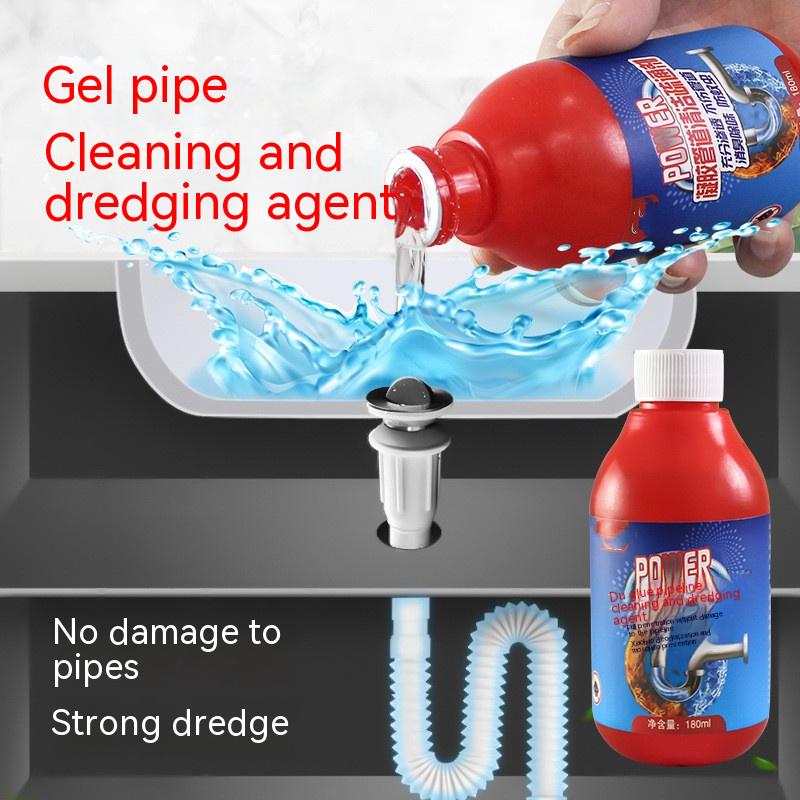 Liquid Pipe Dredging Agent 180ml - Unclogs Plumbing Pipes