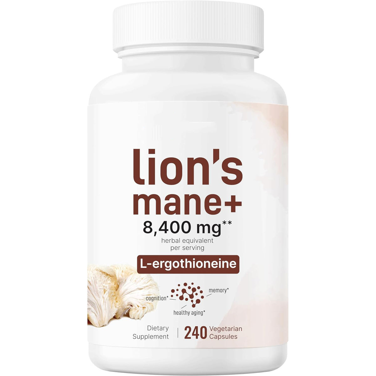 Lion Mane Capsule - 240 Tablets per Bottle