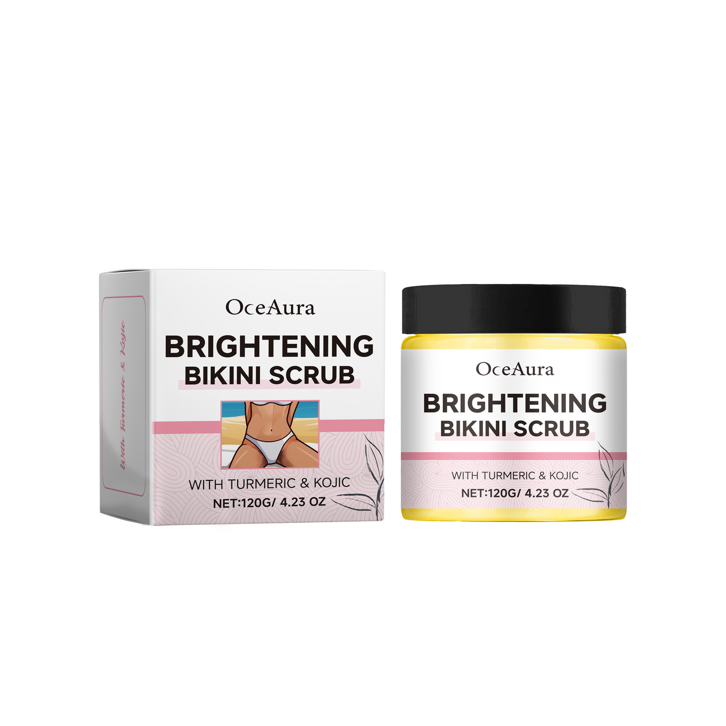 Brightening Body Scrub for Intimate Skin - Vitamin C Exfoliating Treatment