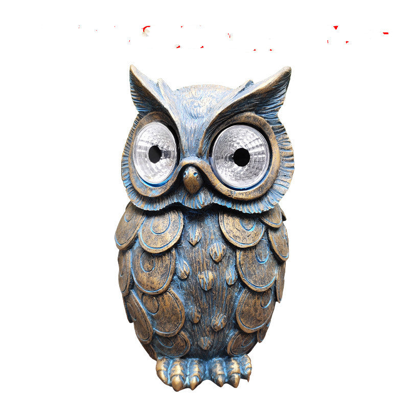 Animal Solar Garden Light Outdoor Owl - Weatherproof Decorative Lamp
