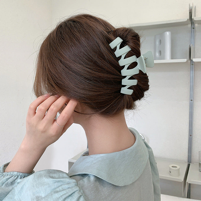 Women's Large Frosted Hair Clip