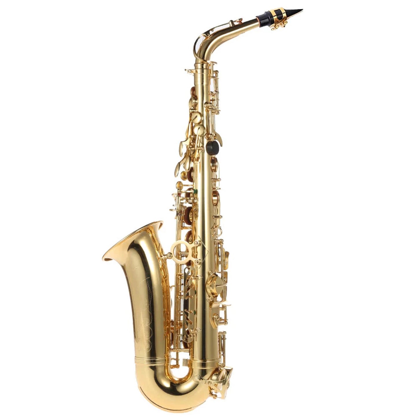 Eb Alto Saxophone Brass Lacquered Gold E Flat Sax 802 Key Type
