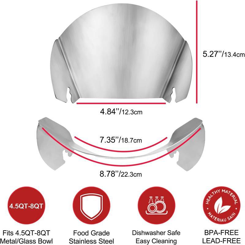 Stainless Steel Pouring Trough Kitchen Discharging Guard for Cooking Tools