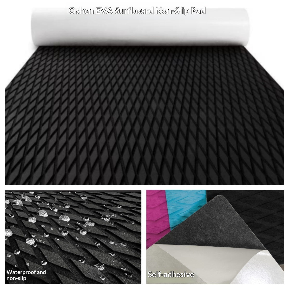 Anti-Slip EVA Surfboard Mat for Boats & Yachts - Customizable Sizes