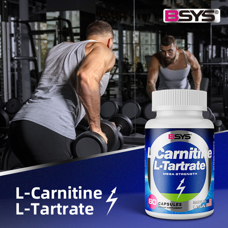 L-Carnitine L-Tartrate Supplement - 60 Capsules