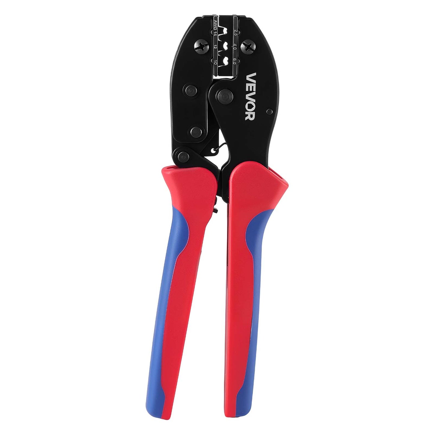 Solar Connector Crimping Tool Kit with 10 Pairs Connectors and Storage Case - Ratcheting AWG 14-10