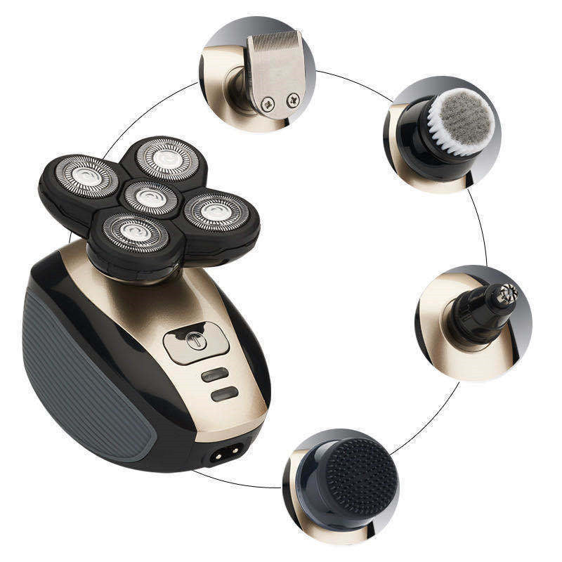 Men's Five-Head Body Electric Razor | Rechargeable