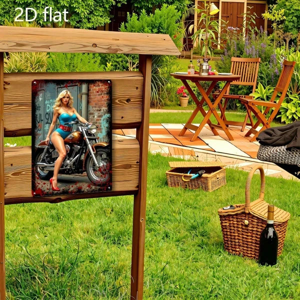 Metal Tin Wall Art Sign - 20 cm x 20 cm