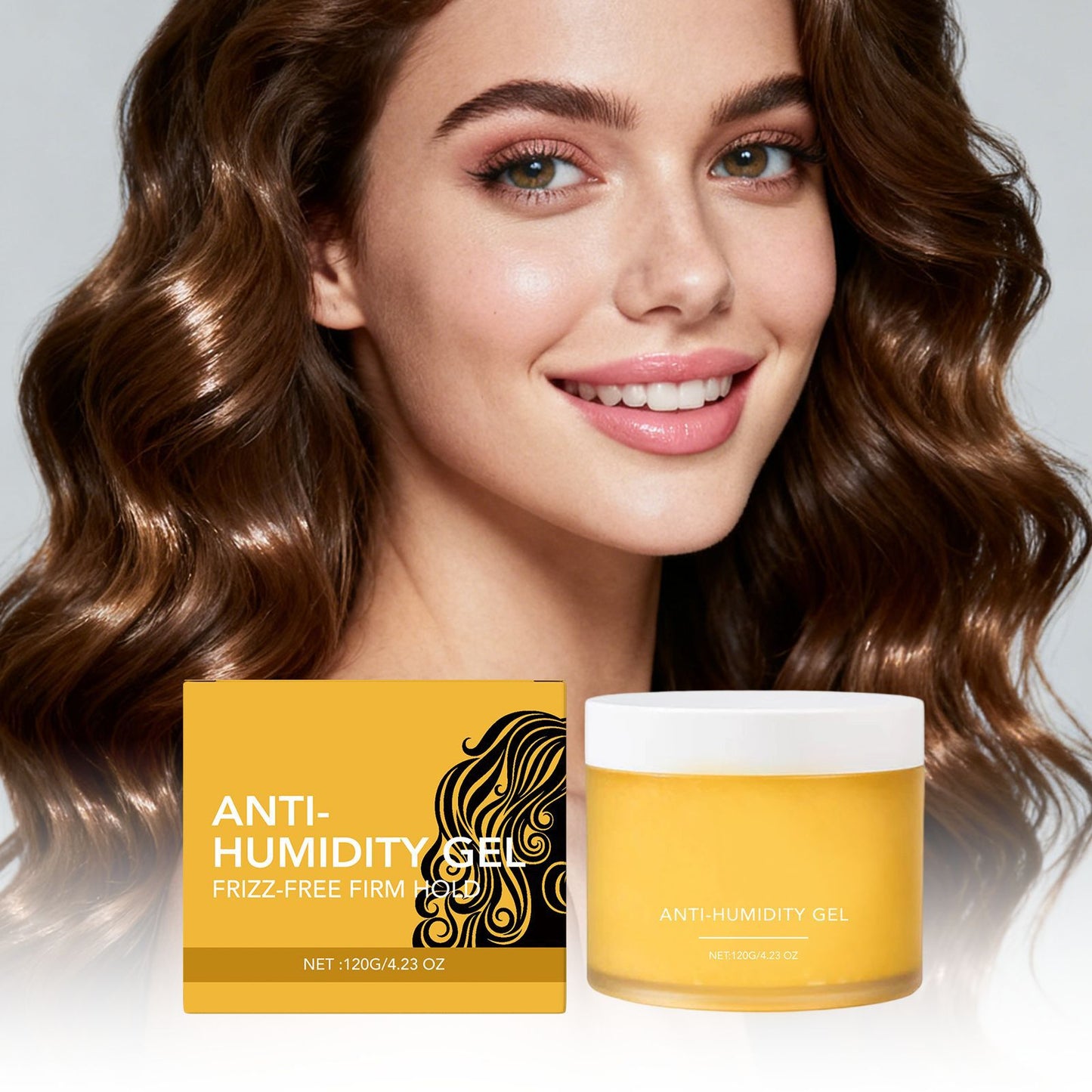 Nourishing Curl-Defining Hair Cream 120G for Curly Hair Moisturizing