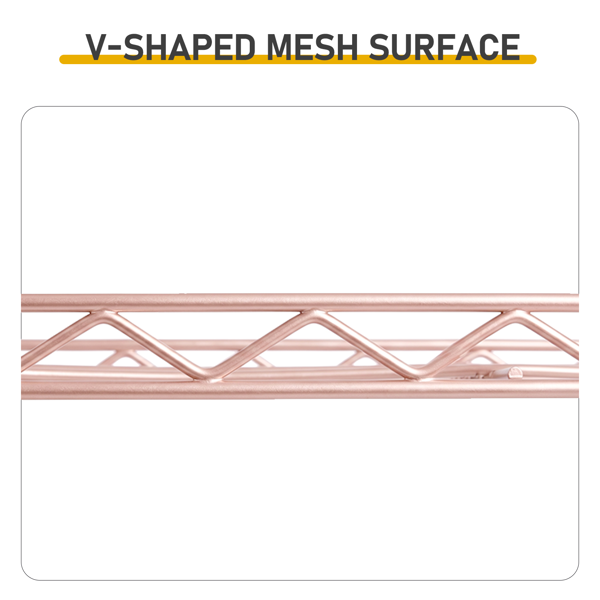 5-Tier Adjustable Iron Display Rack - High-Gloss Finish, 150cm