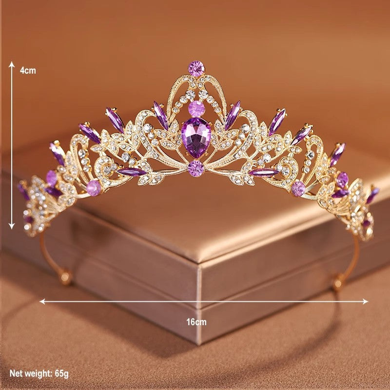 Children's Rhinestone Crown Headdress Hair Band