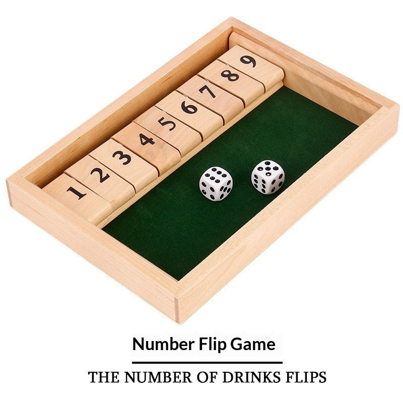 Wooden Drinking Game Board for Parties - Interactive Spicing Up Atmosphere
