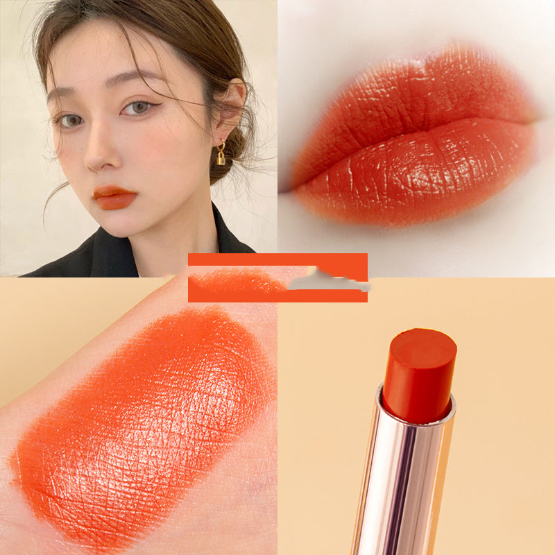 Moisturizing Lipstick - Semi-Matte Velvet Finish - 6 Colors