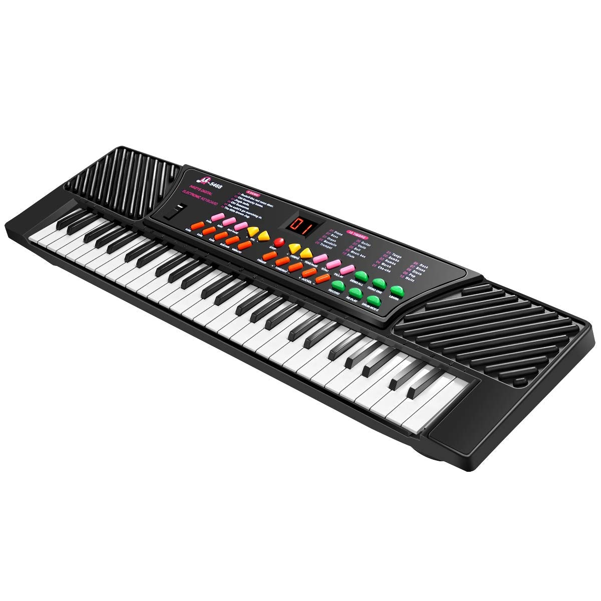 54-Key Electronic Music Piano for Kids - Safe & Portable