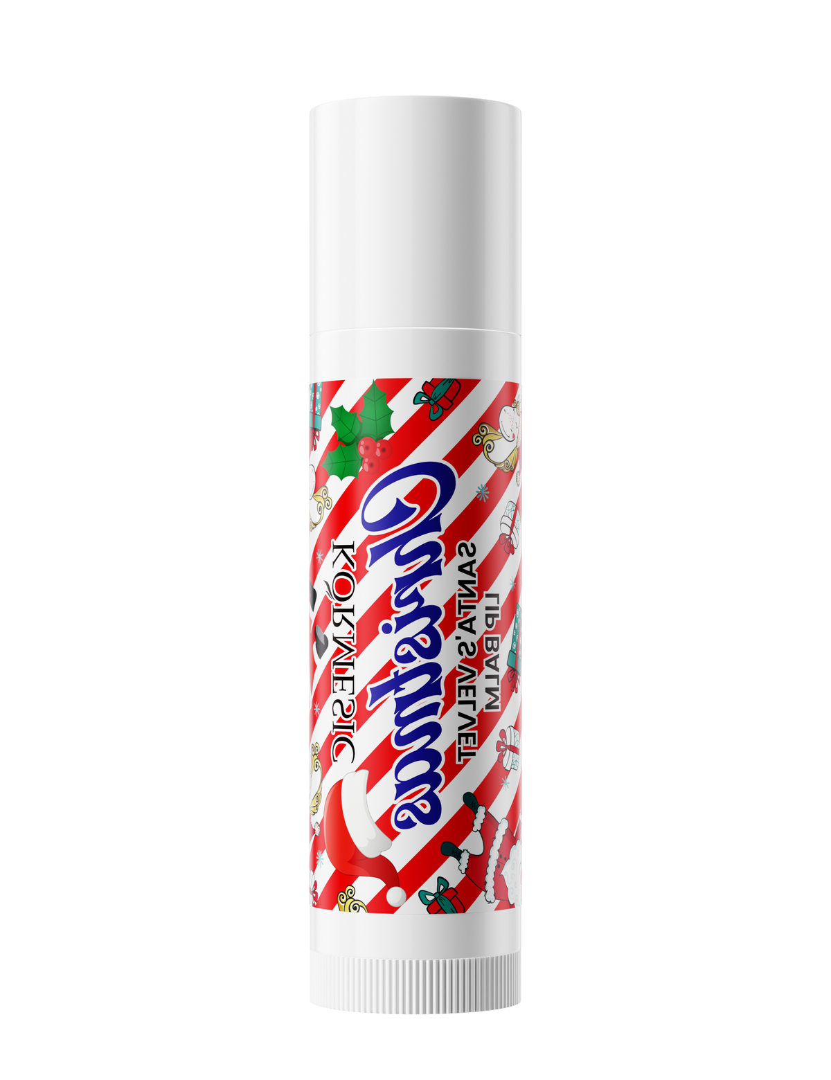 Santa Velvet Lip Balm Gift Set - 5g Holiday Lip Care