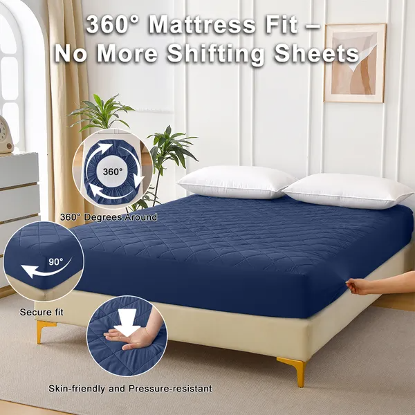 Ultrasonic Waterproof Mattress Protector - Multiple Sizes