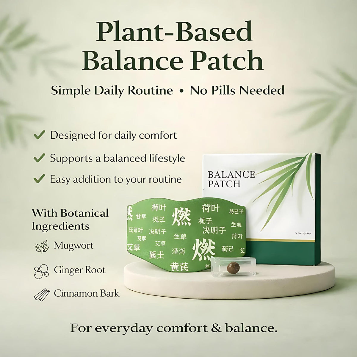 Herbal Body Care Patches - 5 Pieces