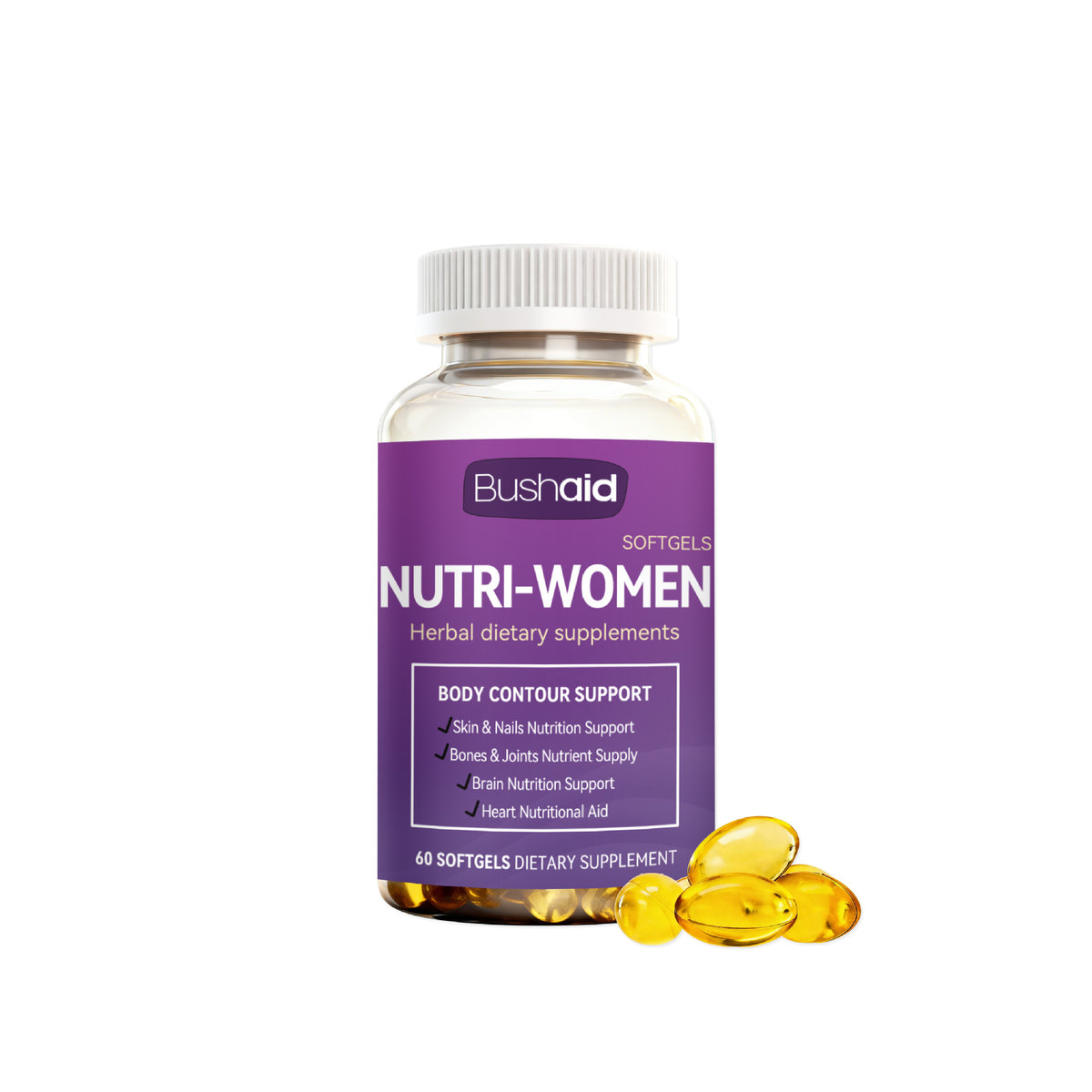 Women's Nutritional Dietary Softgel Capsules - 60 Count