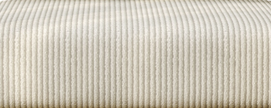 Beige Corduroy Lazy Sofa Chair with Iron Frame - Comfortable Seating