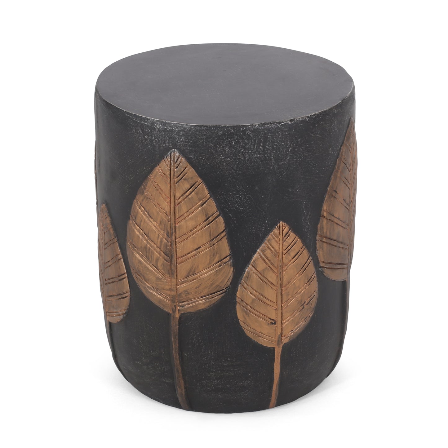 Lightweight Concrete Outdoor Side Table - Copper