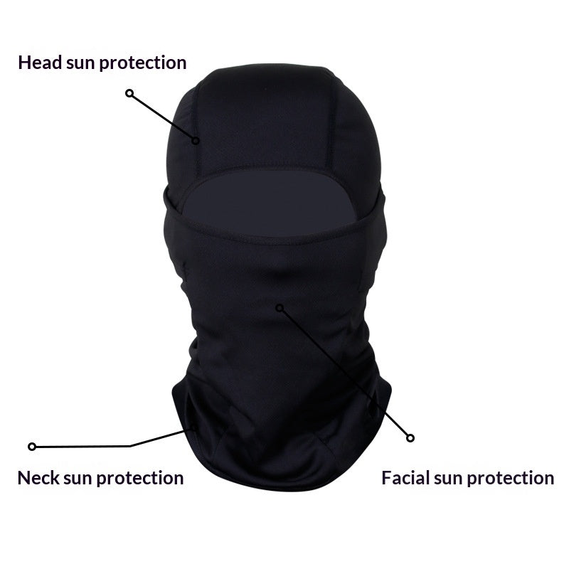 Mesh Face Mask - Breathable Sun Protection for Outdoor Sports