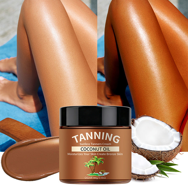Coconut Oil Self-Tanning Cream 60g - Waterproof