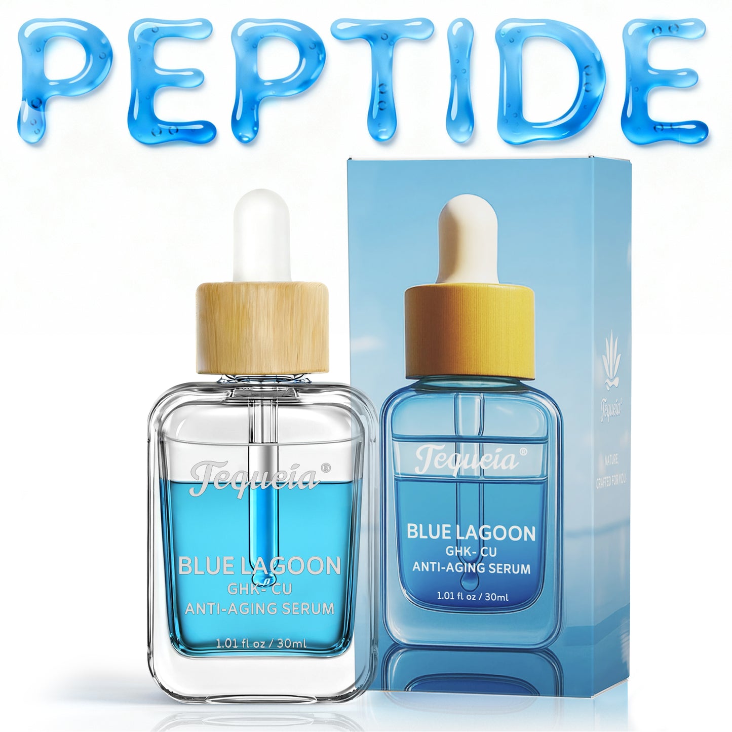 Blue Copper Peptide GHK-Cu Soothing Serum - Barrier Repair Face Essence