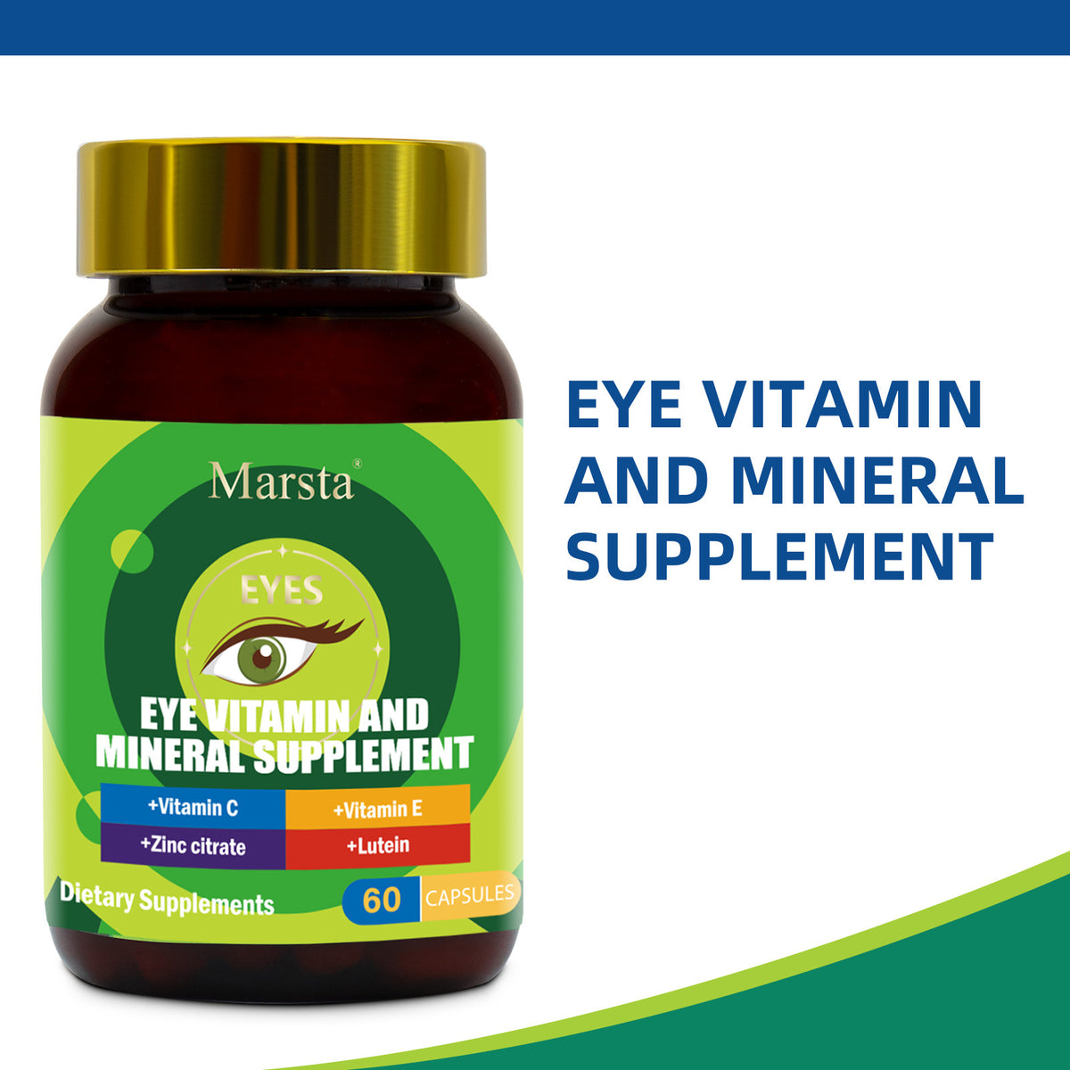 Eye Vitamin & Mineral Supplement Capsules