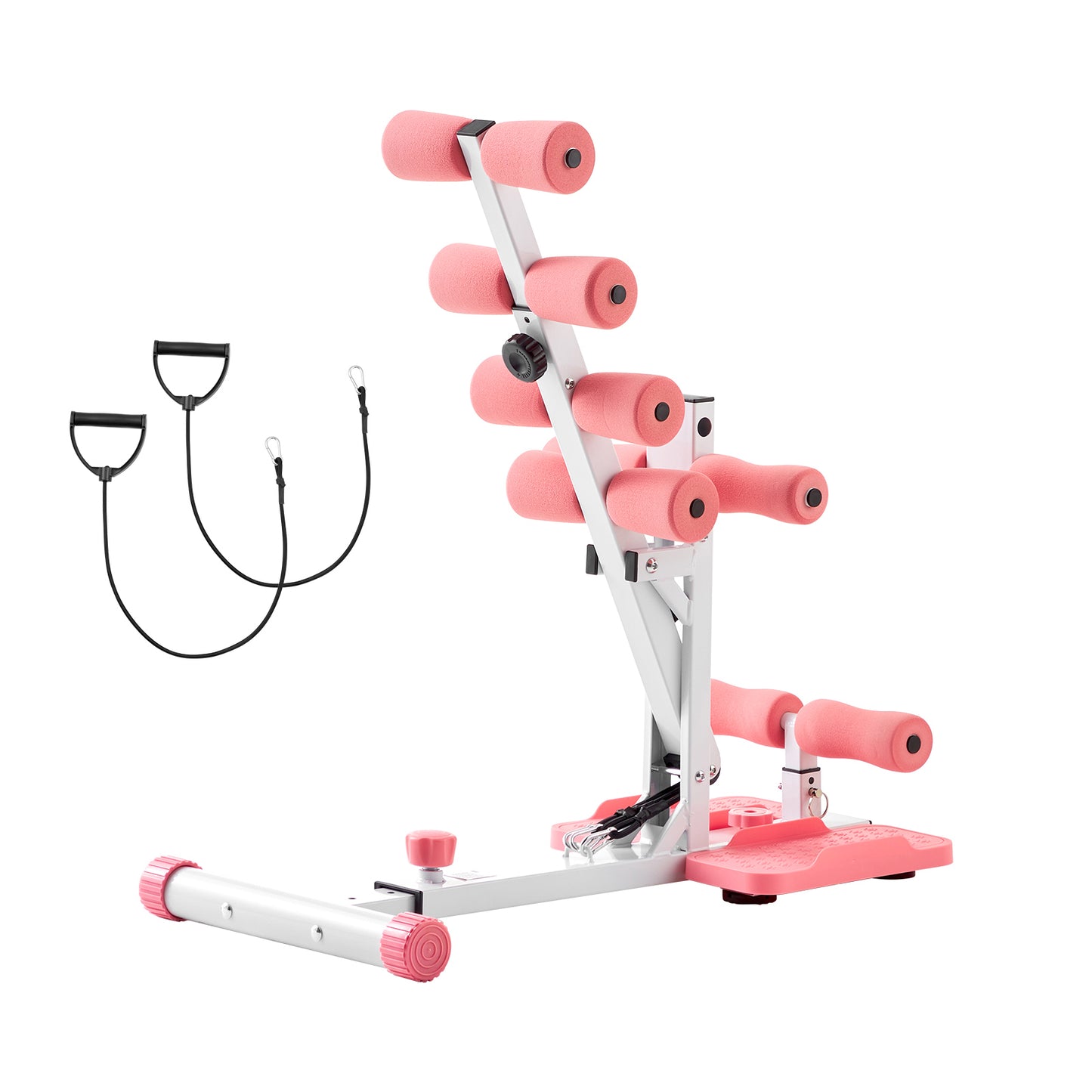 Adjustable Glutes & Leg Workout Machine with Resistance Bands for Home Gym