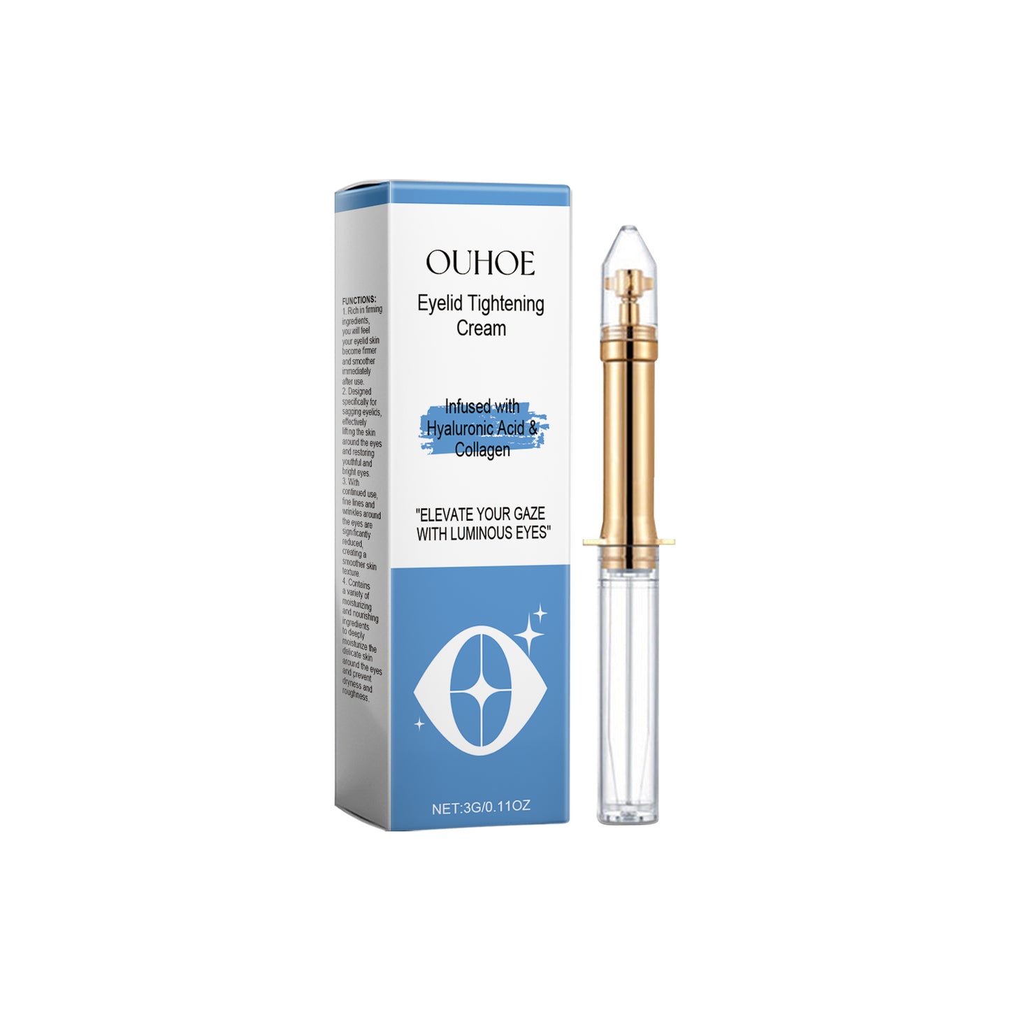 Eye Firming Cream with Peptide & Coffee Extract - Anti-Aging Eye Care