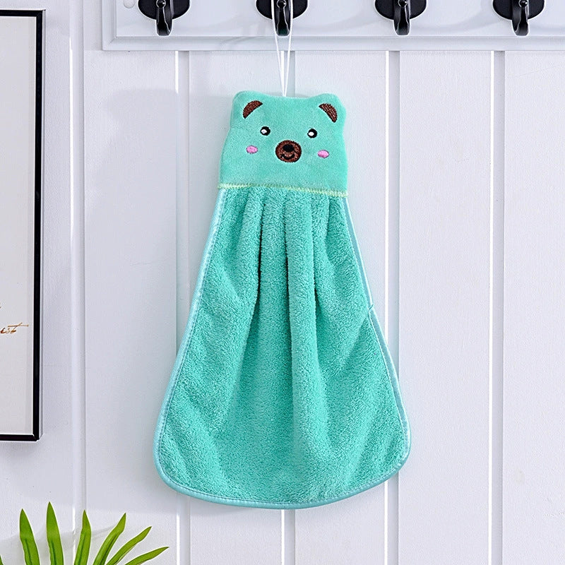 Cute Hanging Hand Towel for Kitchen - Lint-Free Household Decor