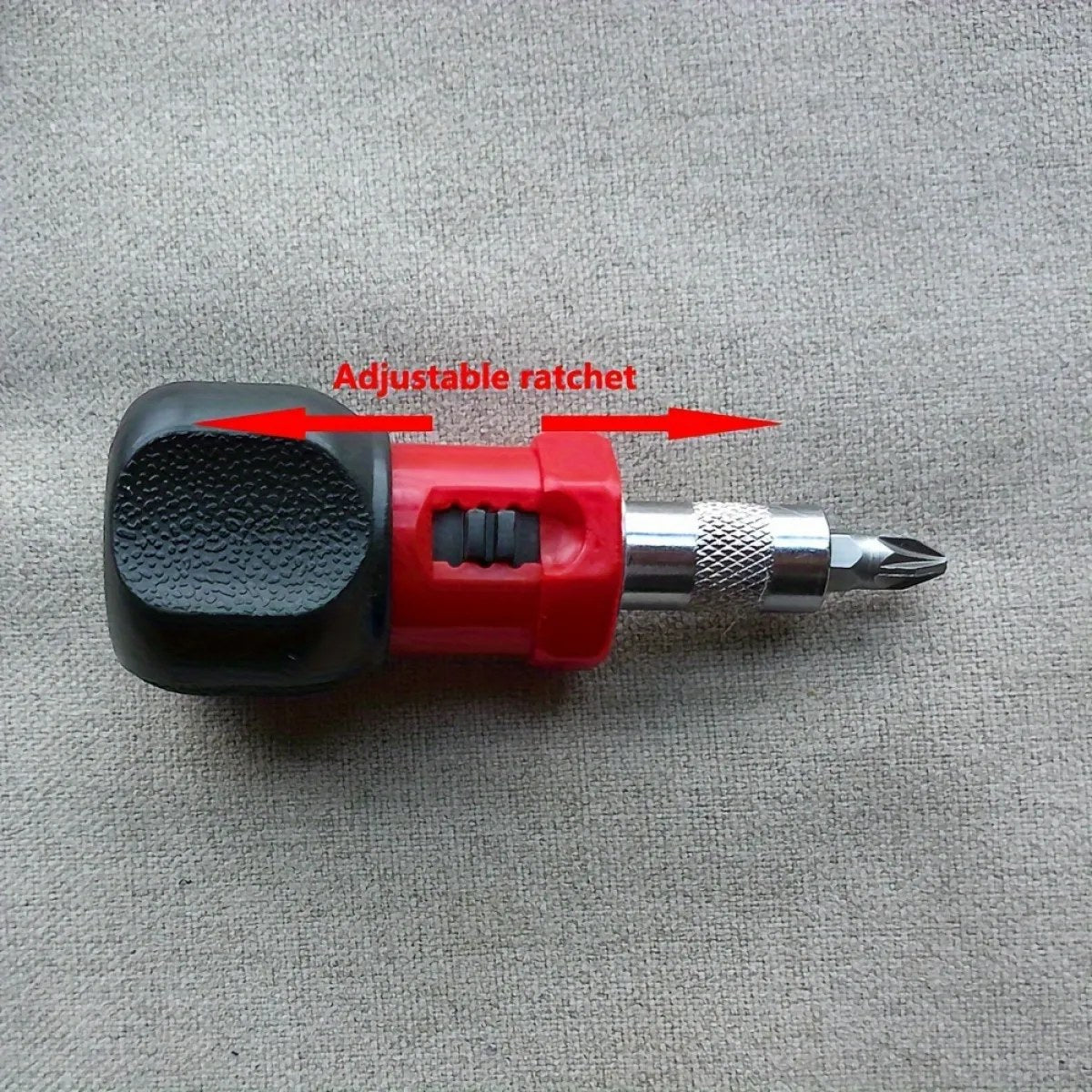 Mini Multifunctional Screwdriver Set with Reversible Steel Connector - Compact Hand Tool Kit