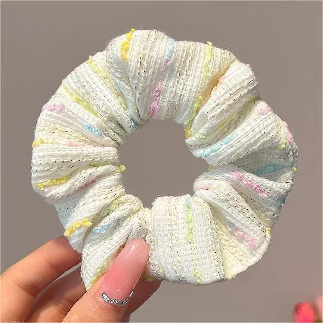 Summer Sweet Lace Scrunchie Hair Tie - Elegant Floral Hair Accessory
