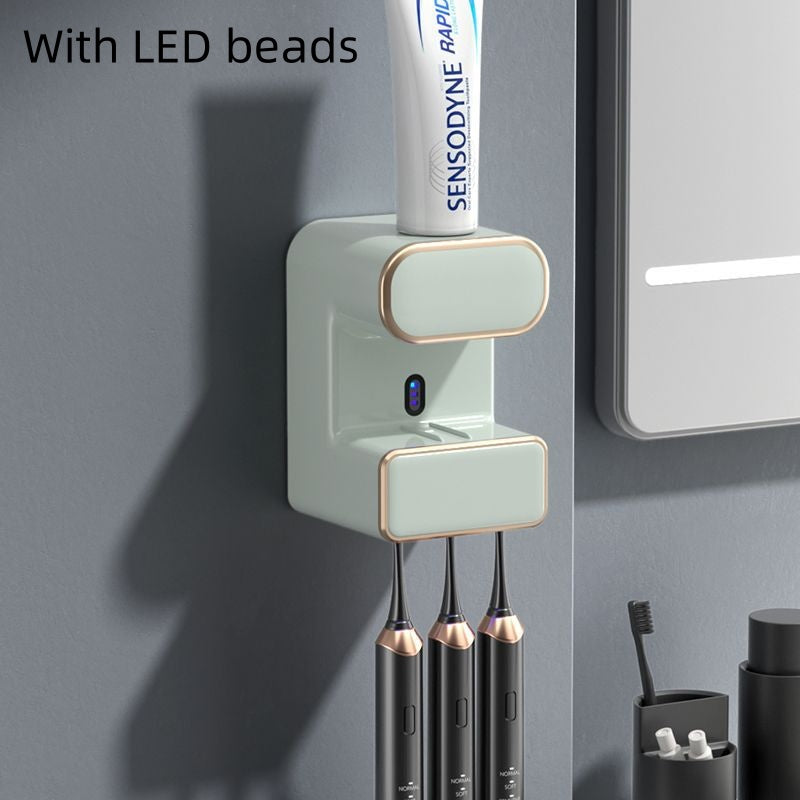 Disinfection Toothpaste Squeezing Tool with Intelligent Induction Toothbrush Holder