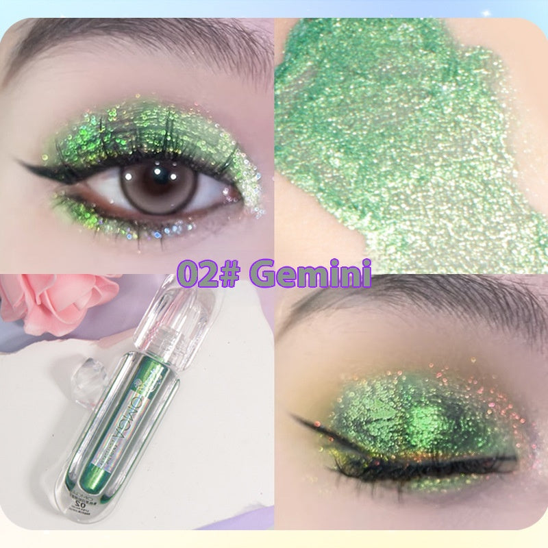 Liquid Glitter Eye Shadow Palette Multicolor Shine 3g - Pearlescent Finish