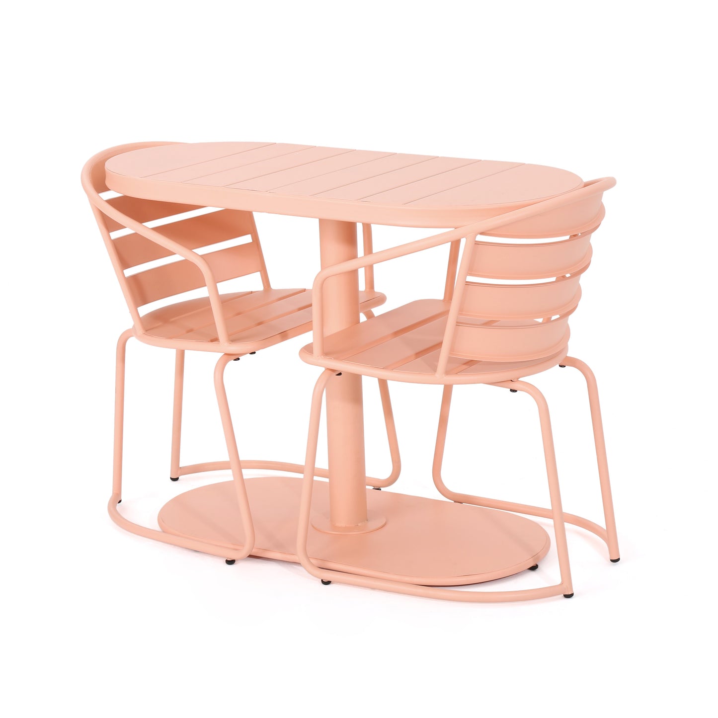 Santa Monica Outdoor Bistro Set - Coral Iron Dining Furniture