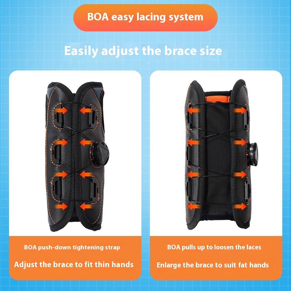 Adjustable Athletic Wrist Guard - Black